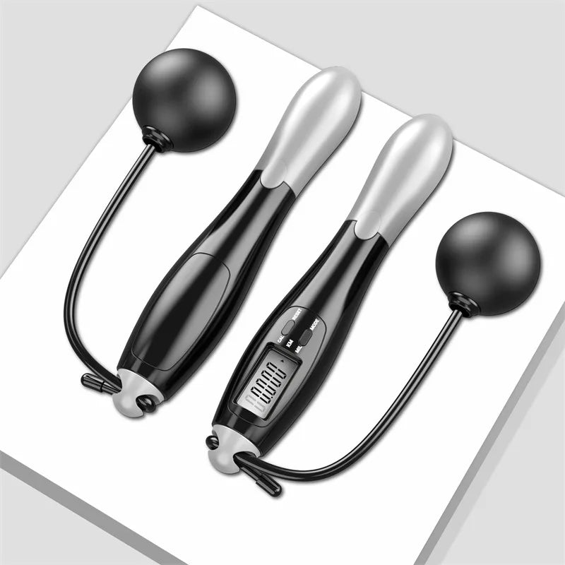 Smart Cordless Jump Rope | LCD Counter, Calorie Tracker & Speed Skipping for Gym & Home