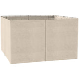 4 Pack Universal Gazebo Replacement Sidewalls Privacy Panels for 3 x 4m Gazebo Canopy and Outdoor Shelter