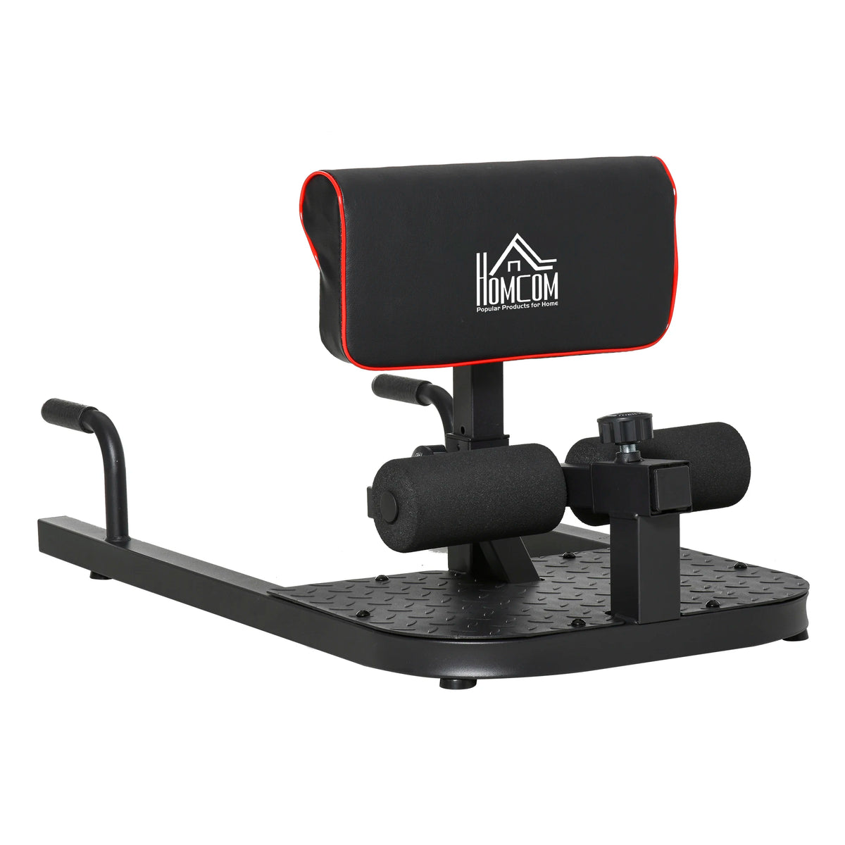3-in-1 Squat Machine for Squats, Sit-Ups and Push-Ups, Black