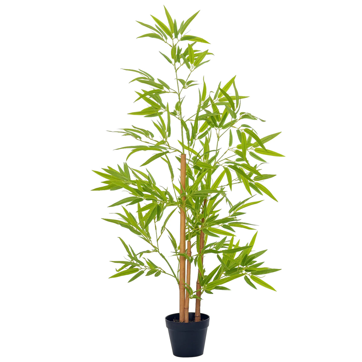 Set of 2 Artificial Bamboo Trees with Pots, 120cm