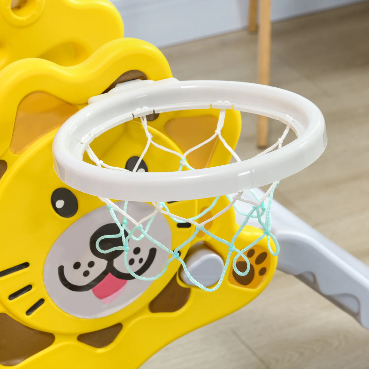 3 in 1 Kids Slide for Indoor Use with Basketball Hoop, 18-36 Months