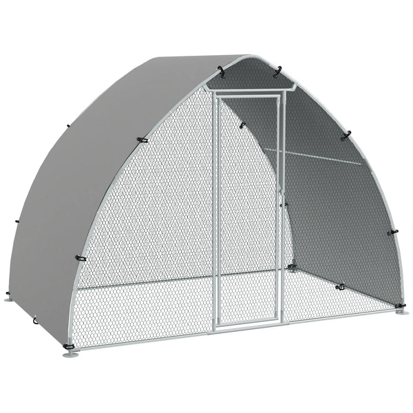 Walk In Chicken Run Galvanised Steel with Water Resistant Cover Mesh Wire Enclosure for Hens Ducks and Rabbits