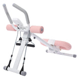 Foldable Abdominal Trainer Machine with LCD Display Adjustable Core Workout Equipment