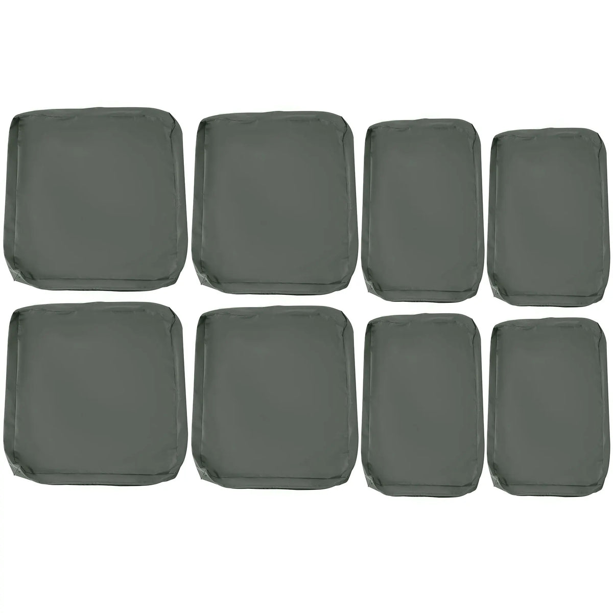 Replacement Rattan Furniture Cushion Covers, Deep Grey