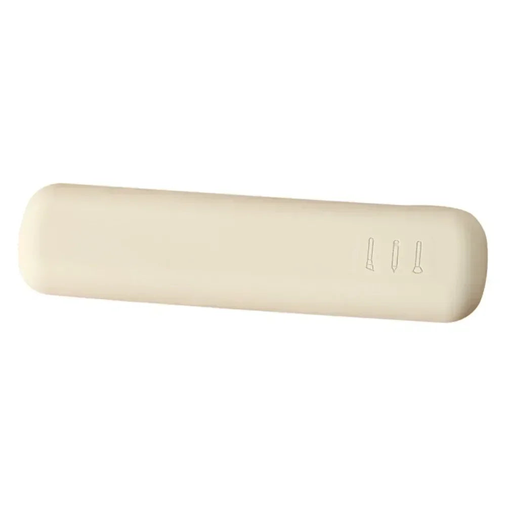 Travel Makeup Brush Organiser 20x5x3cm Waterproof Silicone Case Fits Full Size Brushes and Sponges
