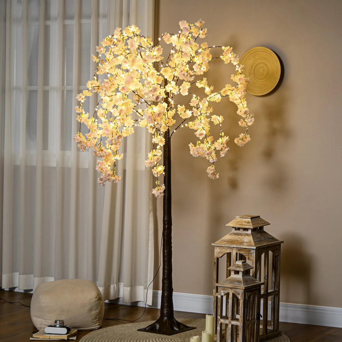 180cm Artificial Cherry Blossom Tree with 450 LED Lights