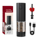 Electric Pepper & Salt Grinder | USB Rechargeable Stainless Steel Spice Mill