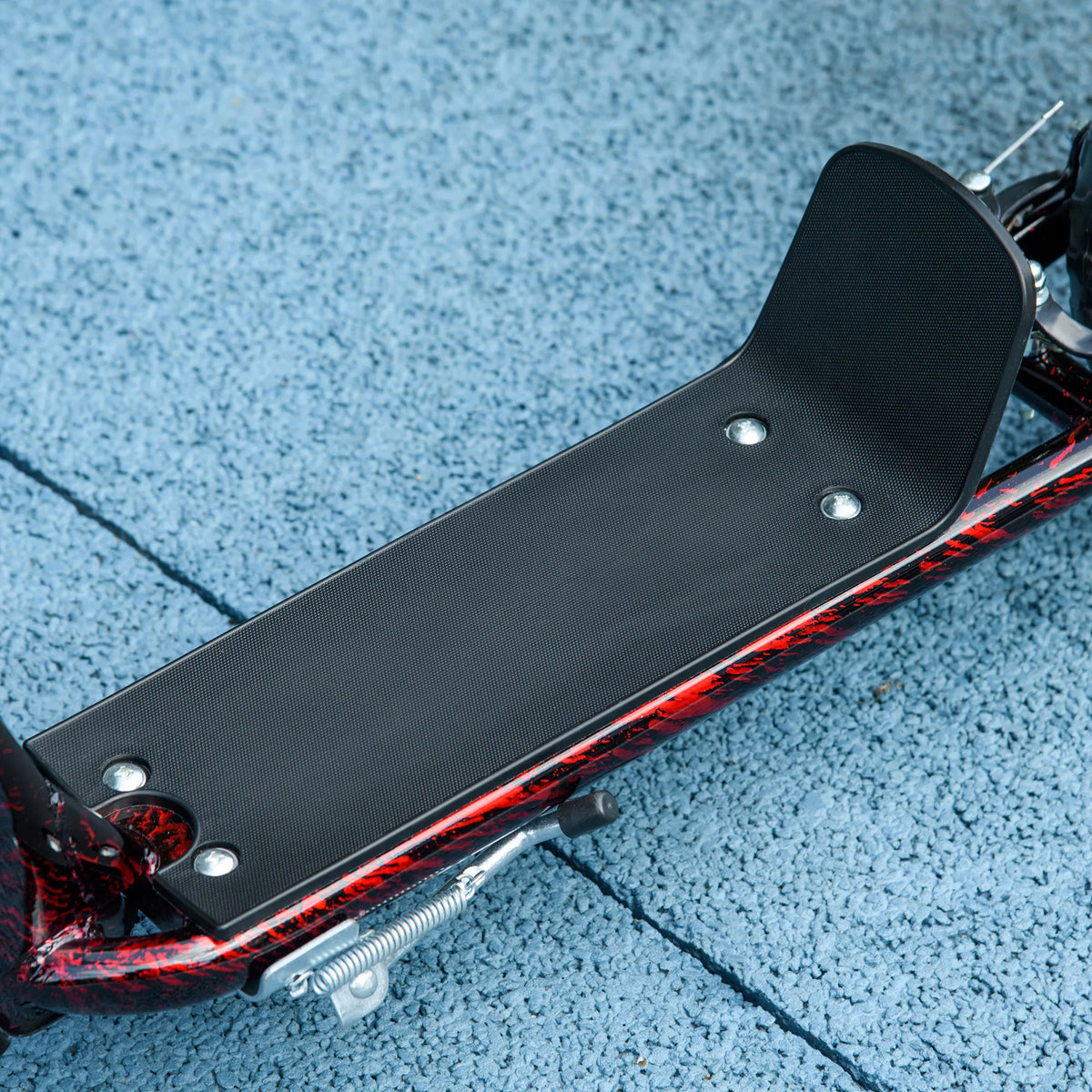 Kids Kick Scooter with Adjustable Handlebar Rear Brake Kickstand and EVA Puncture Proof Wheels Red