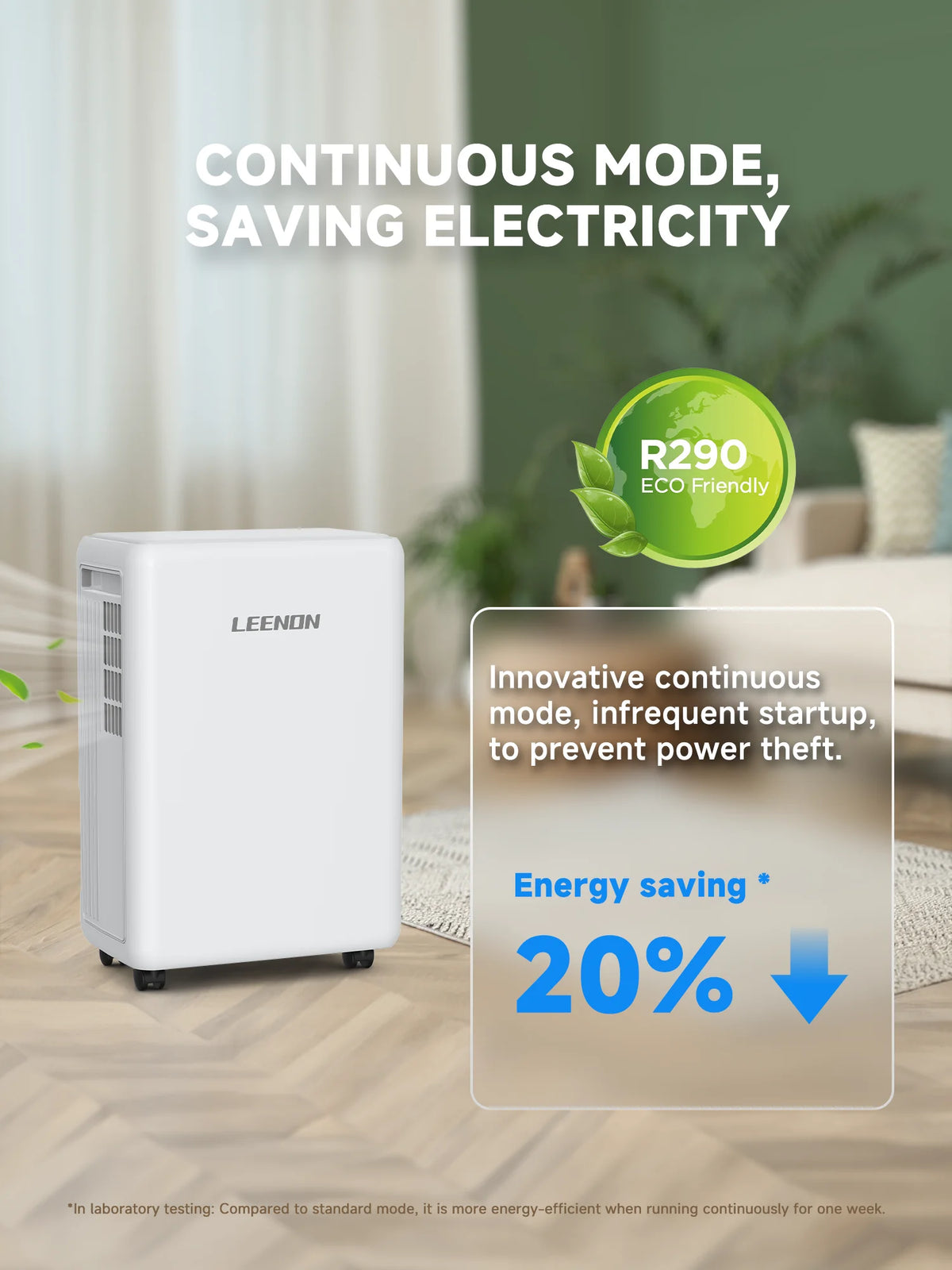 10L per Day Dehumidifier with Timer and Continuous Drainage