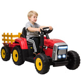 Kids Electric Ride-On Tractor with Detachable Trailer | 12V Remote Control Ages 3–6