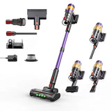 550W Cordless Vacuum Cleaner 50kPa Powerful Suction Handheld Vacuum with HEPA Filter