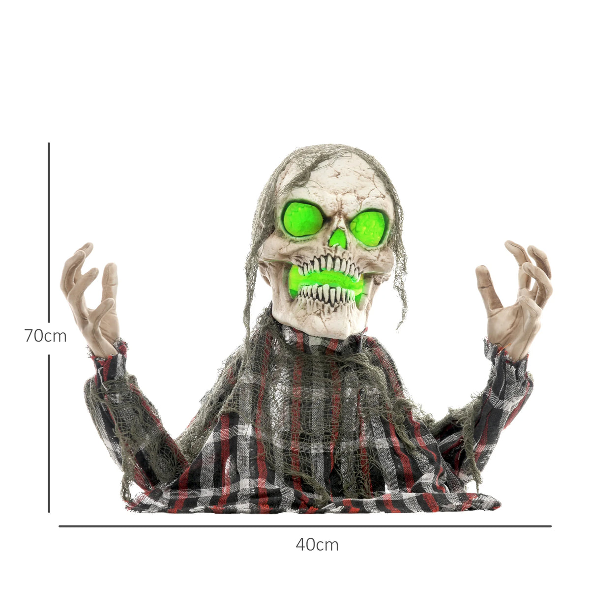 Groundbreaker Skeleton Halloween Animatronic Prop