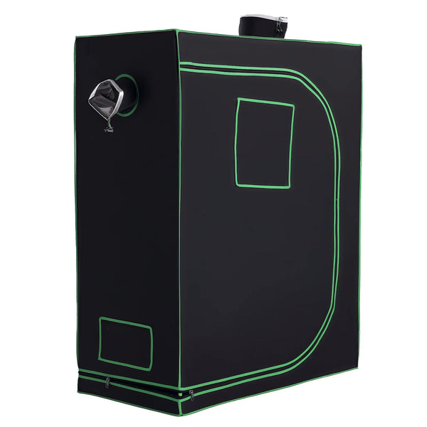 Indoor Grow Tent 120x60x150cm Hydroponic with Reflective Mylar Lining 600D Oxford and Adjustable Vents