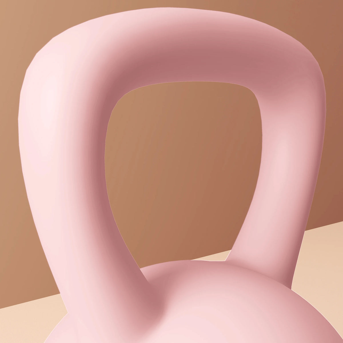 Soft Kettlebell, 6kg Kettle Bell with Non-Slip Handle for Home Gym Weight Lifting and Strength Training, Pink and Grey