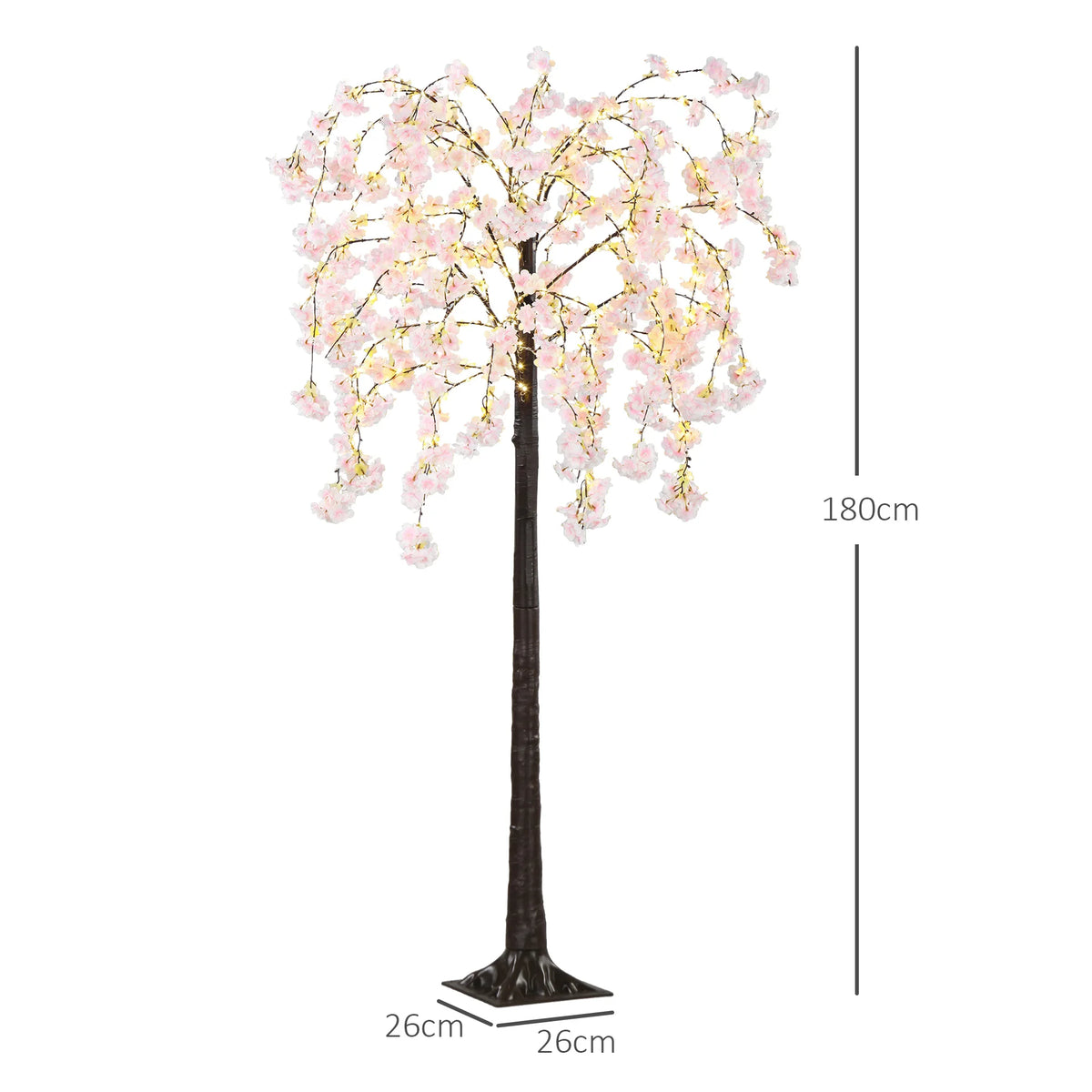 180cm Artificial Cherry Blossom Tree with 450 LED Lights
