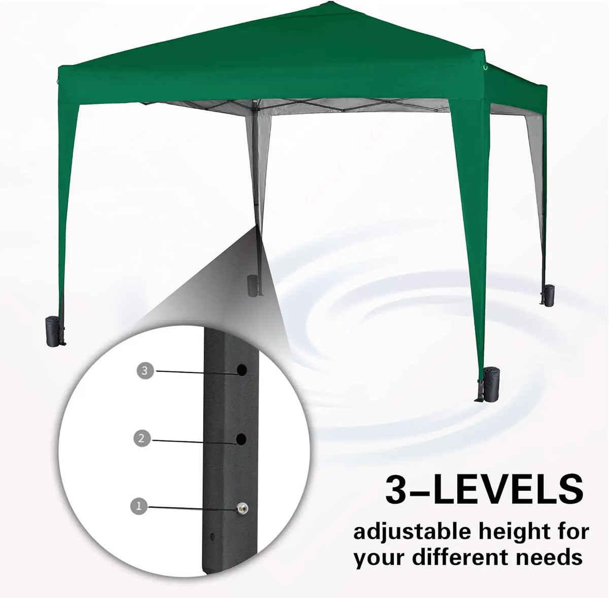 3x3M Pop Up Gazebo Waterproof Outdoor Garden Canopy Shelter
