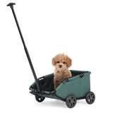 Lightweight Folding Pet Stroller – 4 Wheel 360° Rotating Dog & Cat Travel Cart