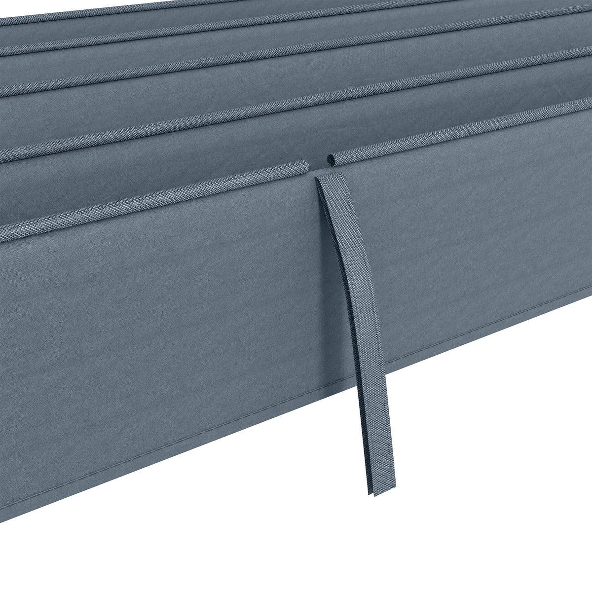 Replacement Pergola Canopy Roof 2.86 x 2.45m, Sun Shade Cover Top Only, Dark Grey