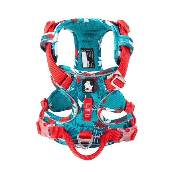 Truelove Reflective Dog Harness Camouflage Adjustable Nylon Pet Harness