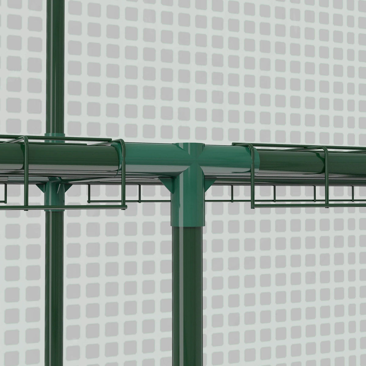 Walk-In Garden Greenhouse with 3-Tier Shelving