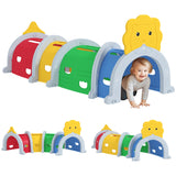 Kids Play Tunnel Lion Design Crawl and Climb Indoor Outdoor Activity Toy