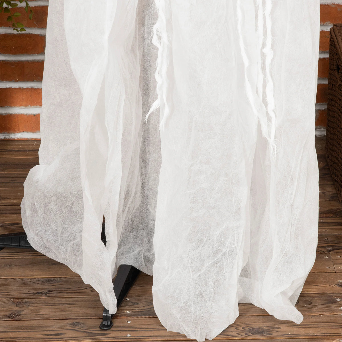 74" Light-Up Witch Halloween Decoration, White