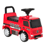 3 in 1 Kids Ride On Car Foot to Floor Truck with Push Handle Horn Lights and Storage 12-36 Months