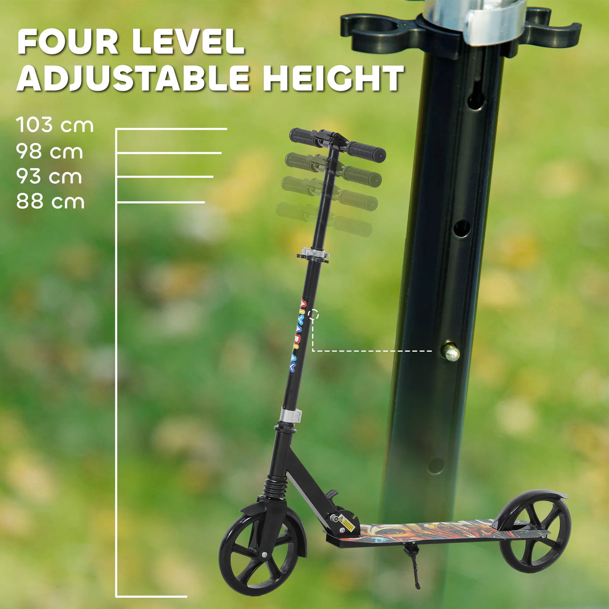Kids Foldable Kick Scooter with Adjustable Handlebar