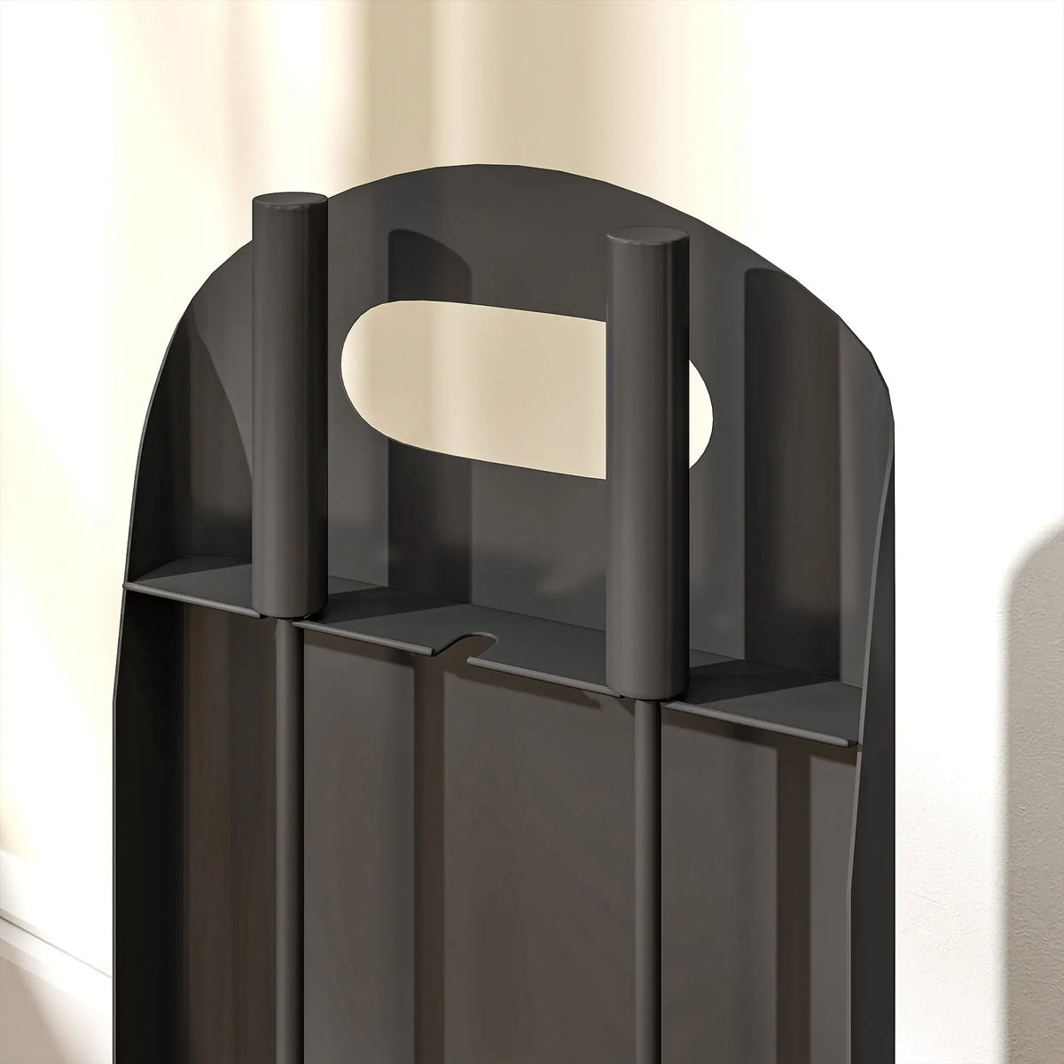 4 Pieces Fireplace Companion Set, Metal Fireplace Accessories, Black