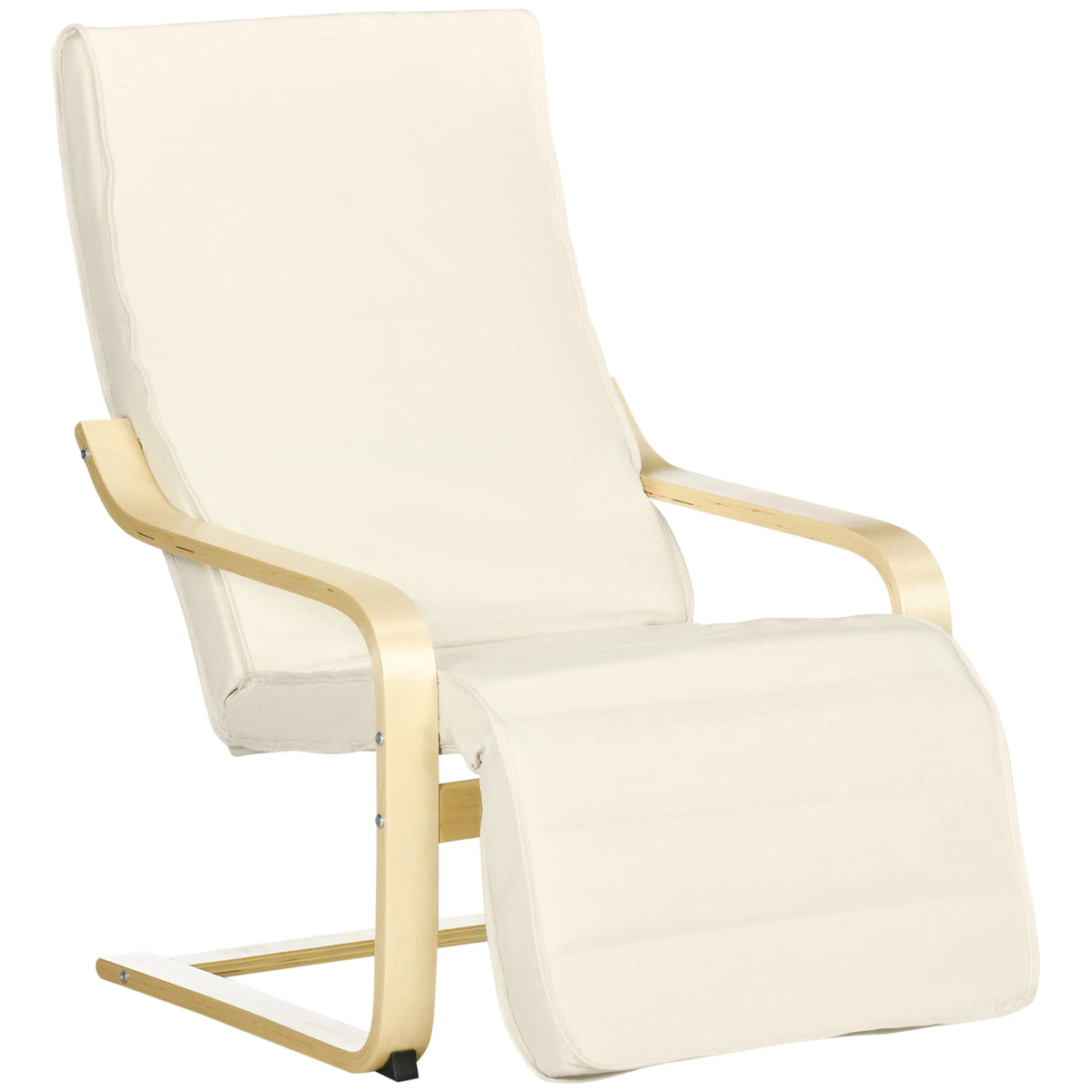 Lounge Chair Recliner with Adjustable Footrest for Home