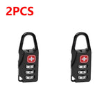 Portable Combination Padlock Alloy Travel Lock for Luggage Backpack Anti Theft Security Lock