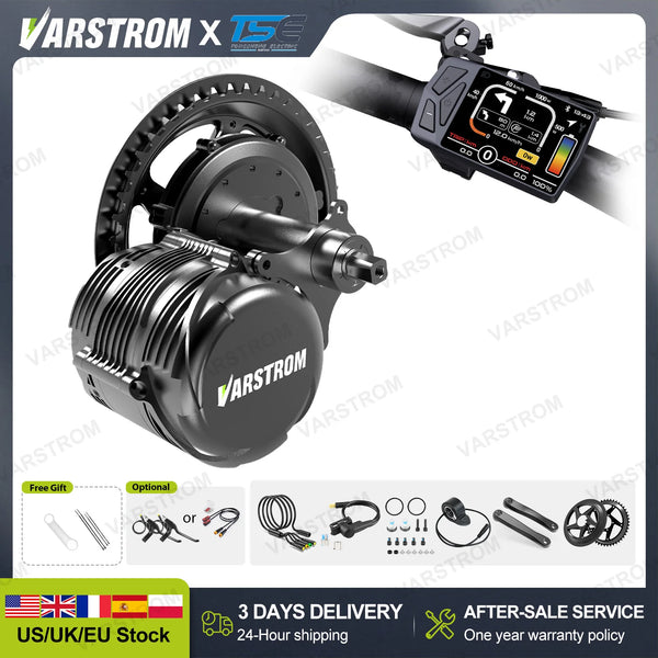 Torque Sensor Mid-Drive Motor Kit TSDZ2B 250W/500W, TSDZ8 750W, TSDZ16 1000W for E-Bike Conversion