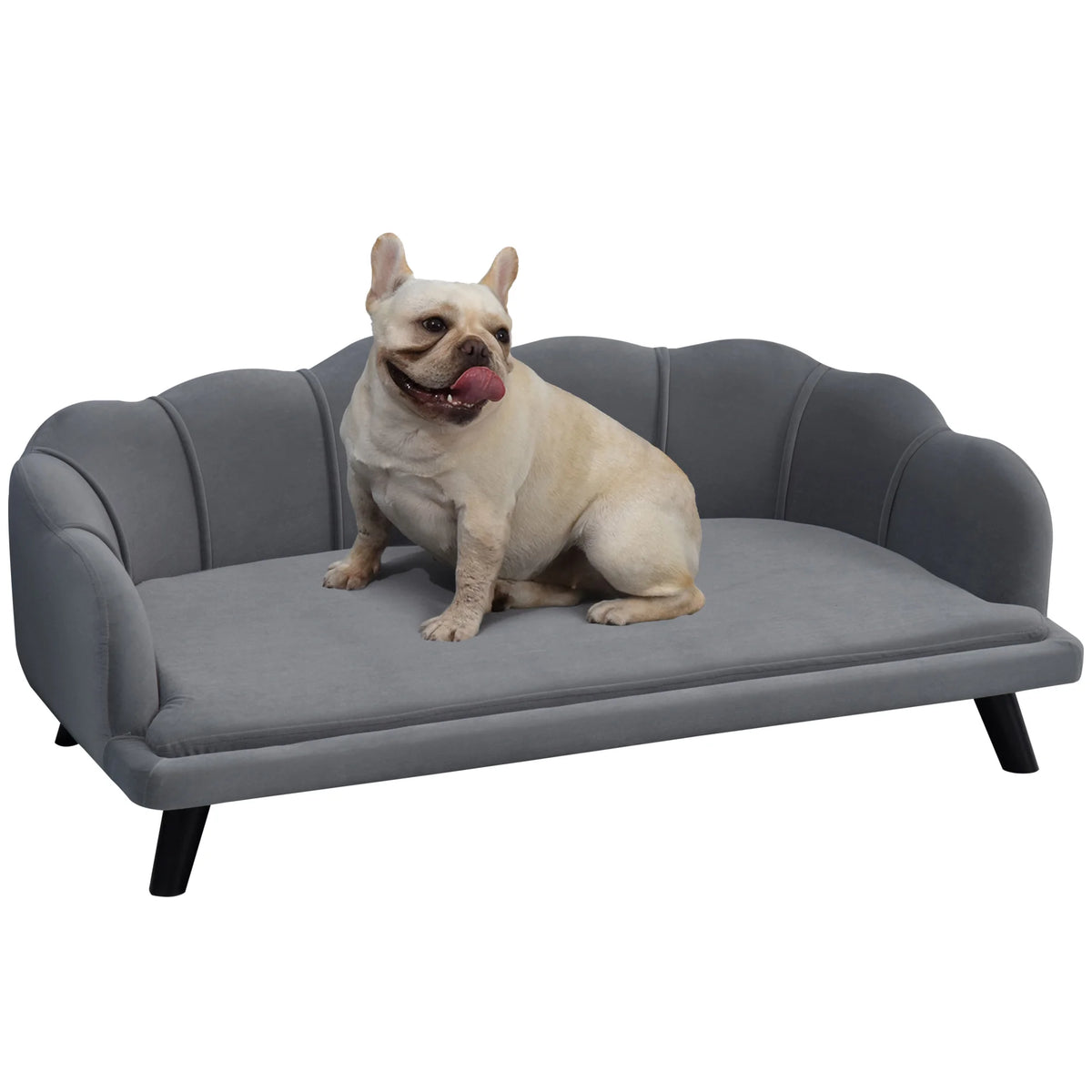 Dog Sofa, Pet Couch Bed for Medium, Large Dogs w/ Legs, Cushion