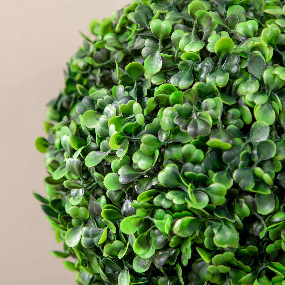 Set of 2 Artificial Boxwood Ball Trees with Pots, 60cm