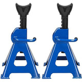 DayPlus 3-Ton Axle Jack Stands | Set of 2 Adjustable Heavy Duty Steel Stands for Car & Van