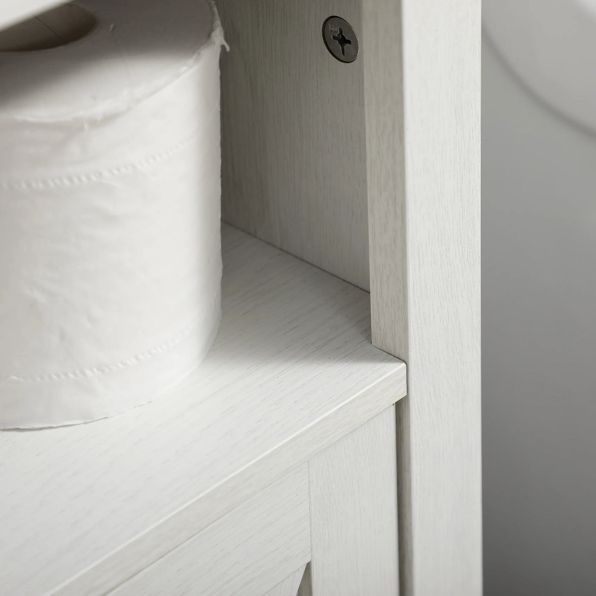 Bathroom Sink Cabinet, Freestanding Under-Sink Cabinet, White