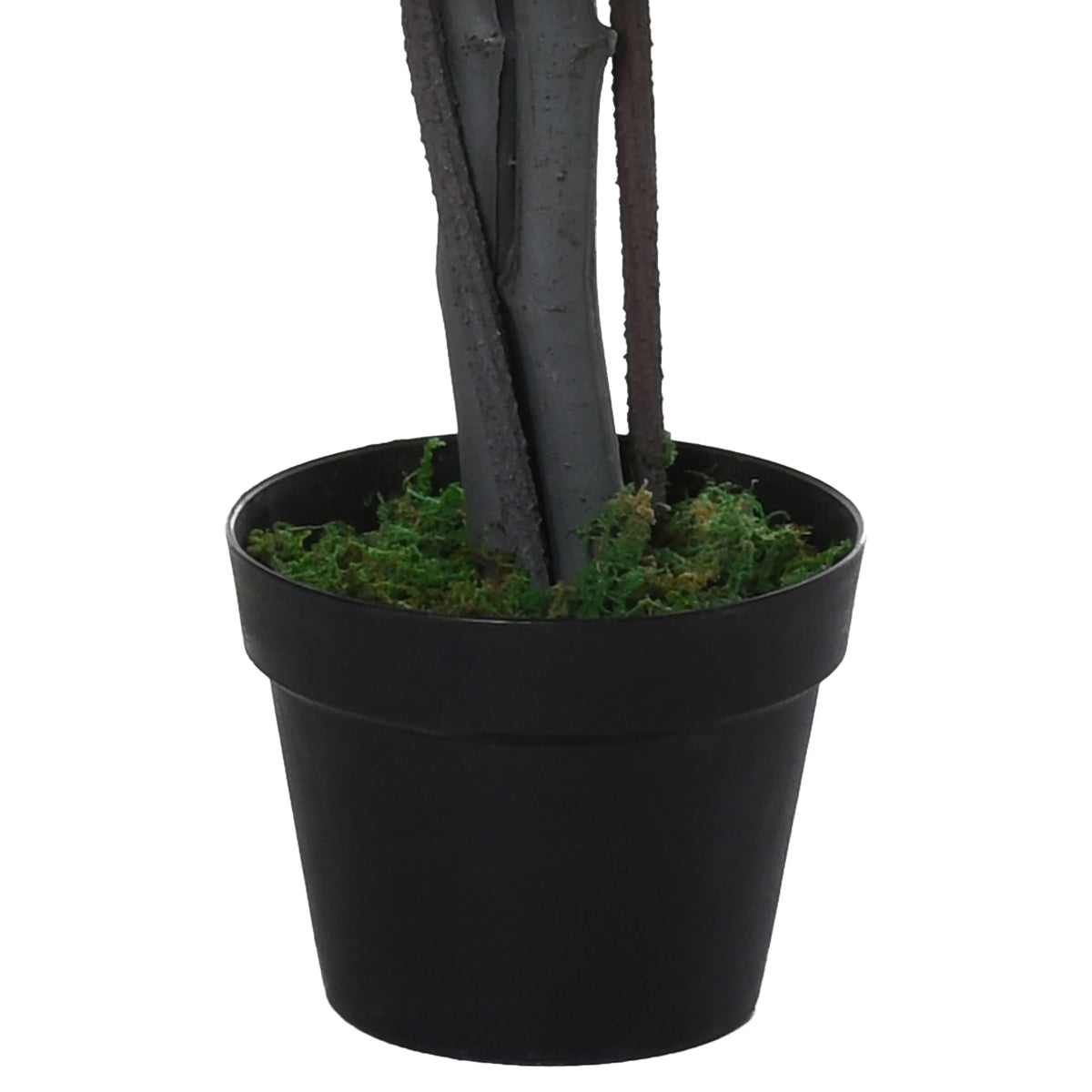 145cm Artificial Banyan Plant Faux Decor Tree with Pot, Indoor/Outdoor