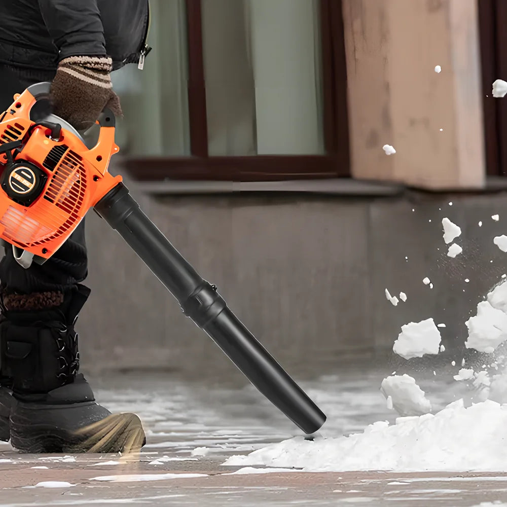 25.4cc 2-Stroke Petrol Leaf Blower, Handheld Garden Blower with 0.9L Tank