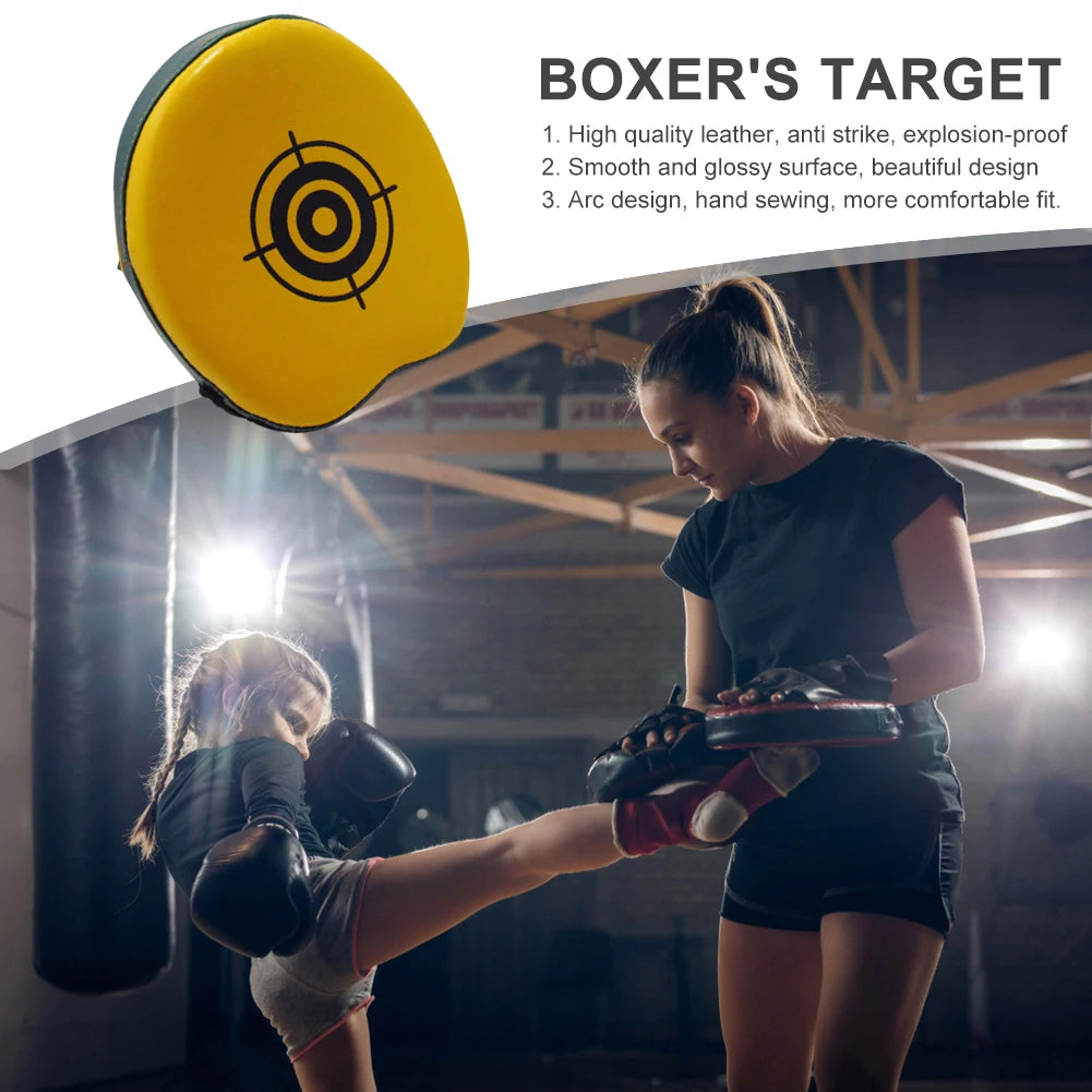 Kickboxing Focus Pads PU Leather Hand Target Mitt for MMA Muay Thai Karate Sanda Training Kids