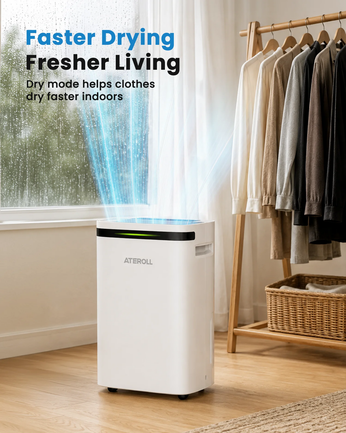 20L per Day Dehumidifier with Sleep Mode and 24-Hour Timer