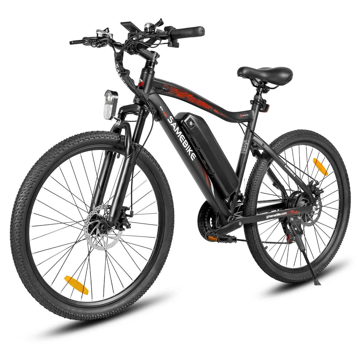 SY26-II 26 Inch Electric Mountain Bike with Aluminium Frame, 36V 13Ah Removable Battery and 21-Speed Gears