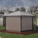 3 x 3m Gazebo Protective Waterproof Cover PVC Protective Cover for Gazebo Canopy and Tent