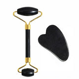 Natural Jade Roller & Gua Sha Set | Face Lifting Massager for Anti-Wrinkle & Skin Care