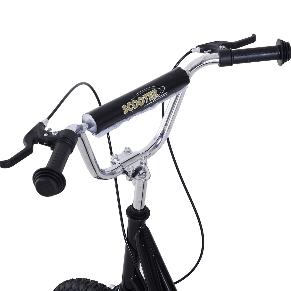 Teen Scooter Adjustable Height Dual Brakes Rubber Wheels Kickstand