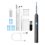 Smart Ear Wax Removal Tool with Camera Otoscope Rechargeable Ear Cleaner