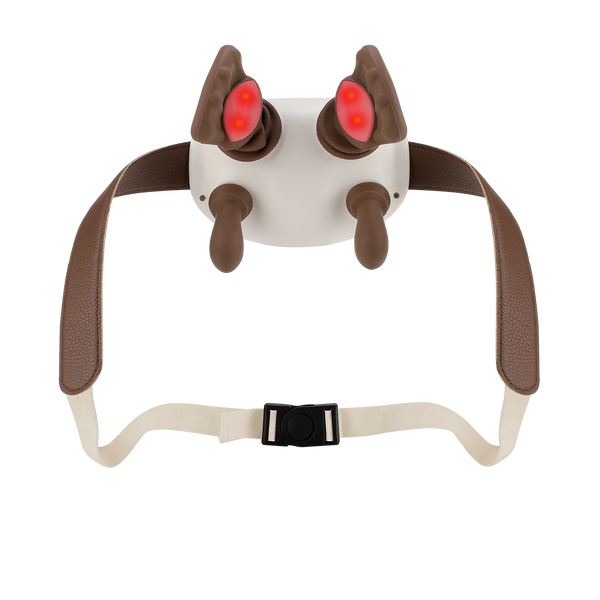 Neck and Shoulder Massager Shiatsu Kneading with Heat 3 Speed Rechargeable Back and Spine Relaxer
