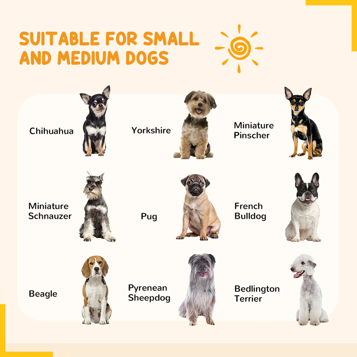 80cm 8 Panels Heavy-Duty Dog Playpen for Small, Medium Dogs