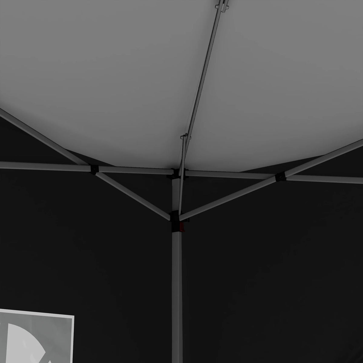 Pop Up Gazebo 3x3m with 2 Removable Walls Water and UV Resistant Powder Coated Steel Guy Ropes and Carry Bag