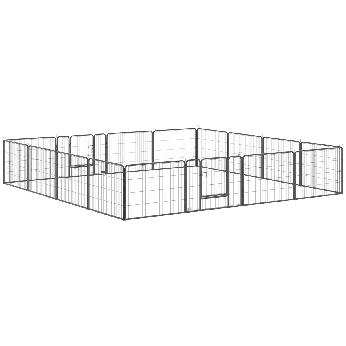 16-Panel Heavy Duty Puppy Play Pen for Small Dogs, 60cm High