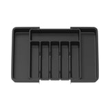 Expandable Cutlery Drawer Organiser 33-57cm | 8 Compartment BPA-Free PP Utensil Tray for Kitchen